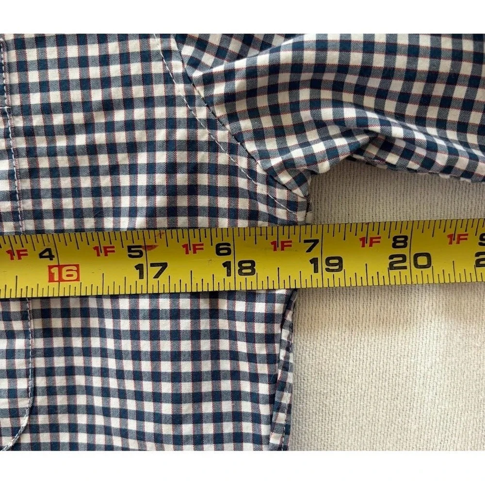 J. Crew Classic Gingham‎ Button Down Shirt Men's XS Long Sleeve Cotton Preppy
